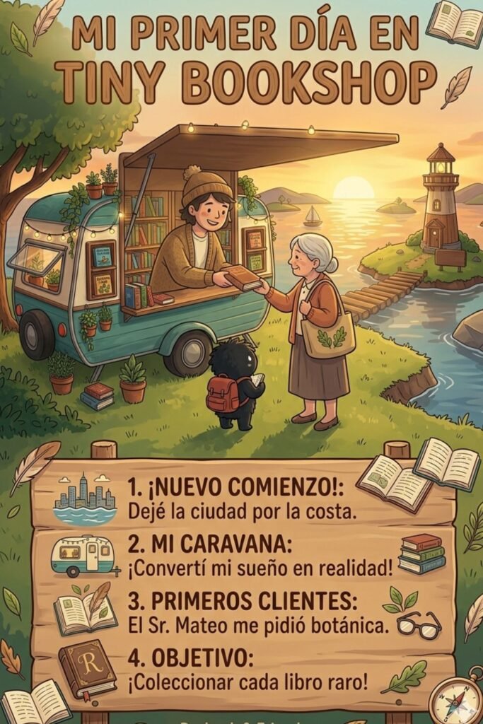 representacion del juego tiny bookshop