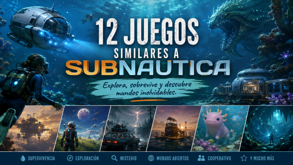 juegos parecidos a subnautica